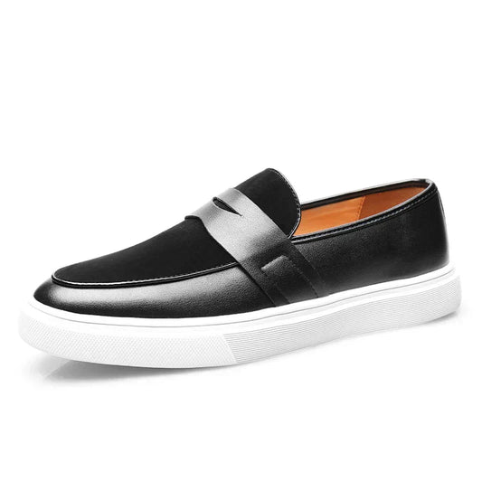 Edward Leather Suede Slip-Ons