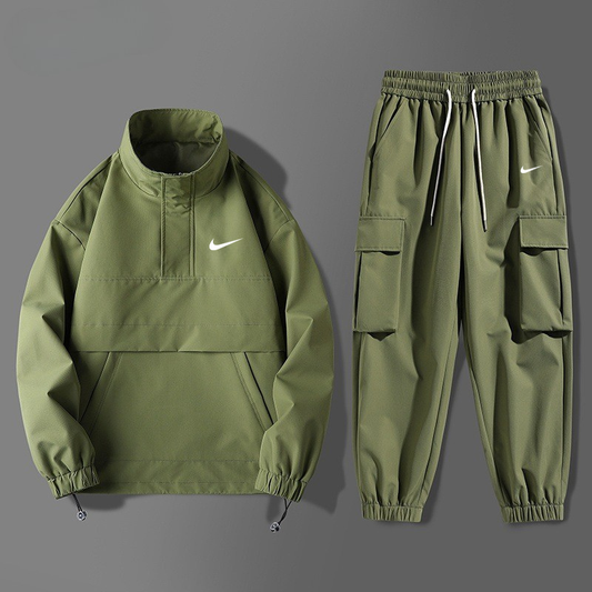 Men’s Techwear Cargo Tracksuit Set
