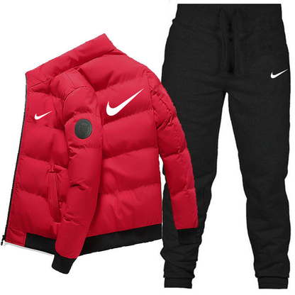 Men’s Puffer Jacket & Joggers Set