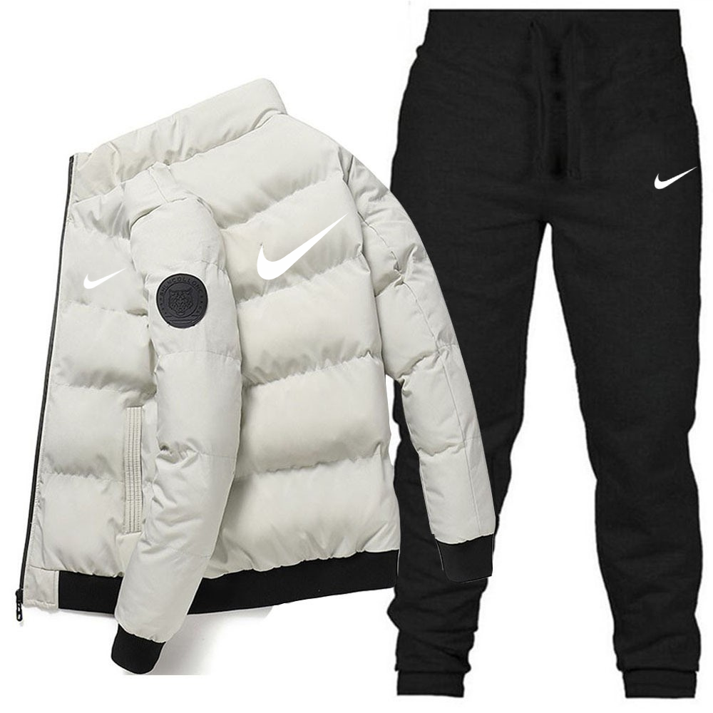Men’s Puffer Jacket & Joggers Set