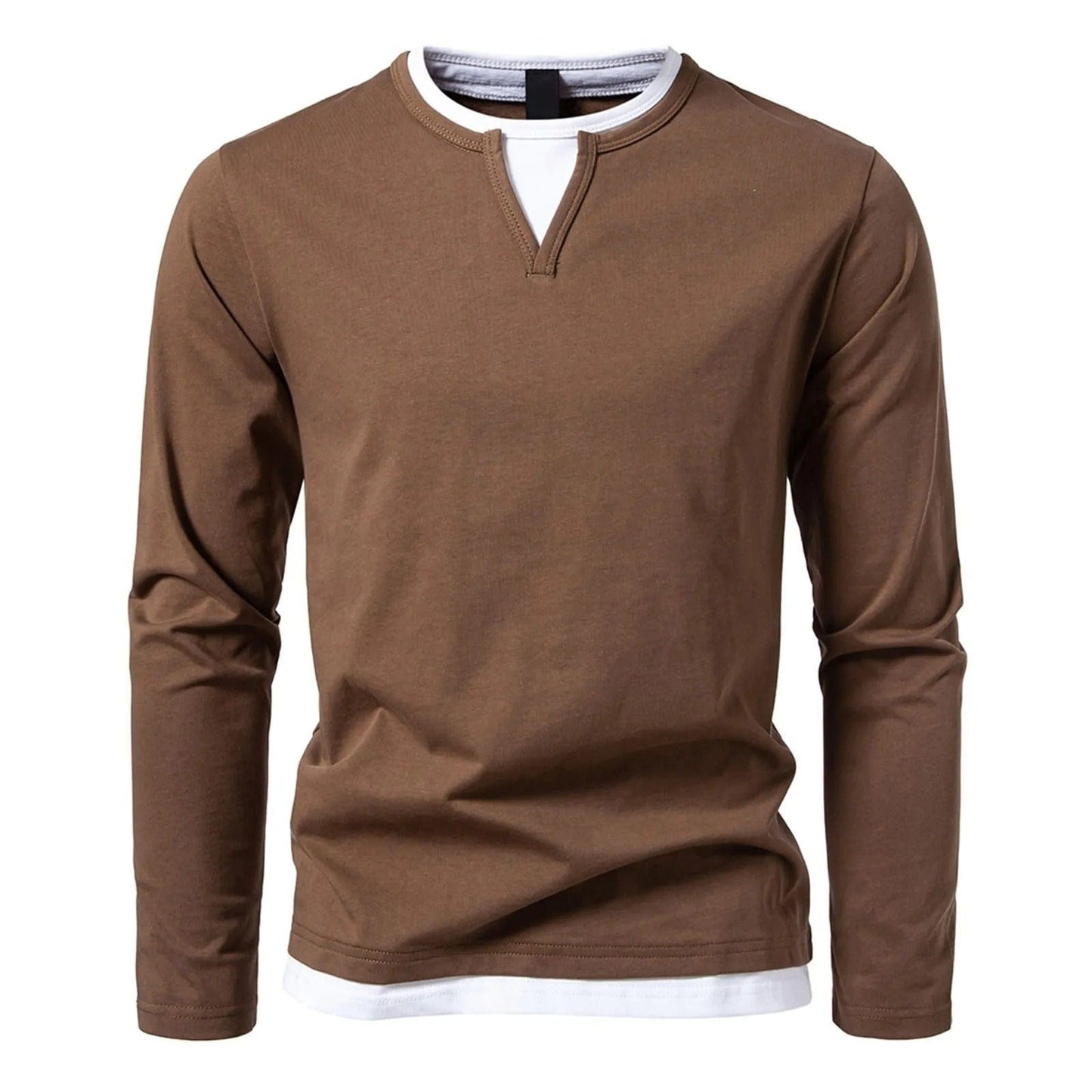 Long Sleeve Henley Tops