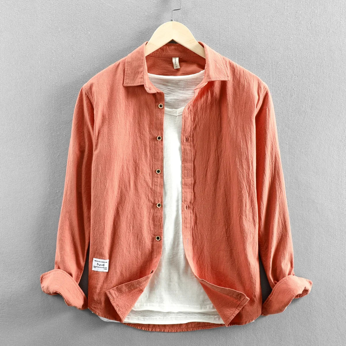 Grayson Breezy Cotton Long-Sleeve Shirt