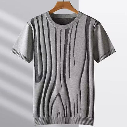 Silkwood Jacquard Knit T-Shirt